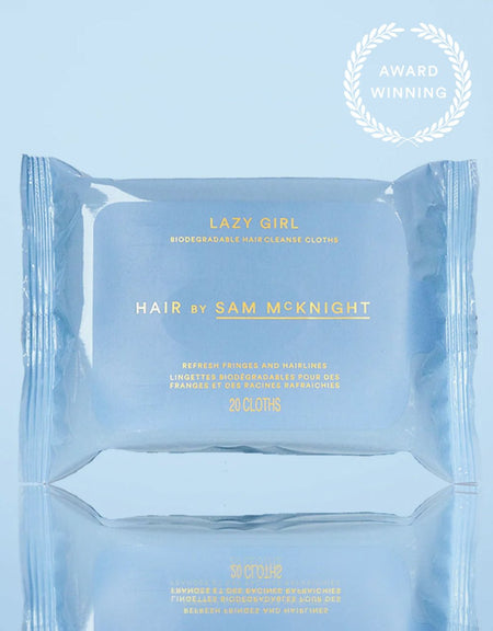 LAZY GIRL BIODEGRADABLE HAIR CLEANSE CLOTHS - Hair by Sam McKnight