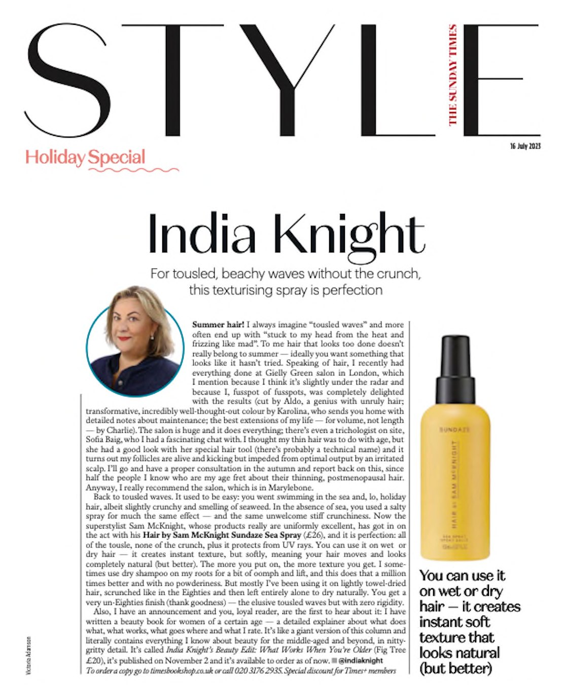 AS LOVED BY INDIA KNIGHT