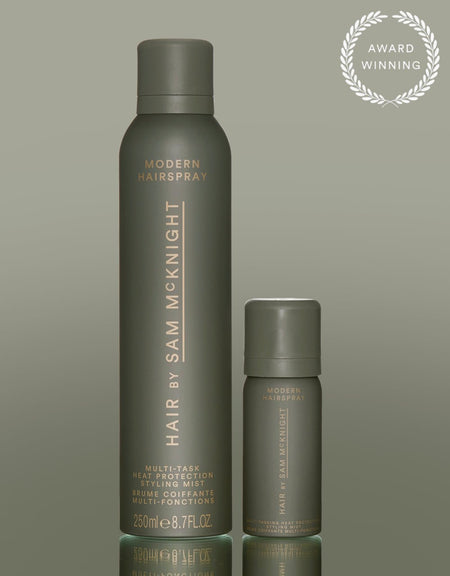Modern Hairspray Styling Mist with Heat Protection Duo – Full & Travel Size - Hair by Sam McKnight